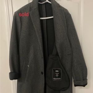 zara trench coat for men (S)